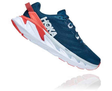 Hoka One One Elevon 2 Ženske Pohodni Čevlji Modra / Koralna SI-085426F